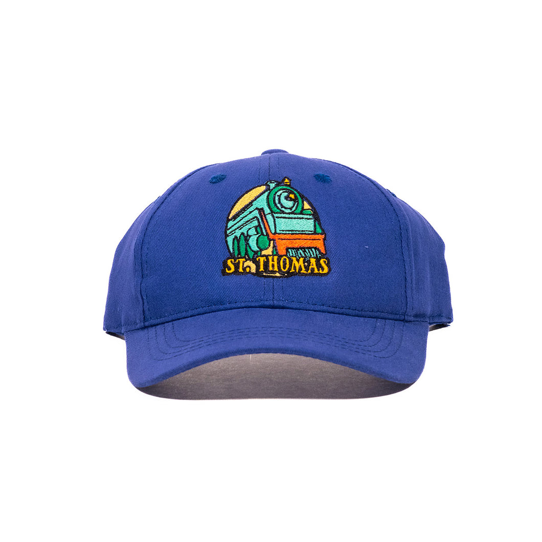 St. Thomas Train Adjustable Navy Cap