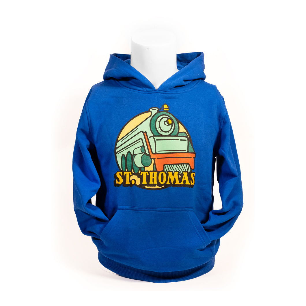 Youth St. Thomas Train Fleece Royal Blue Hoodie