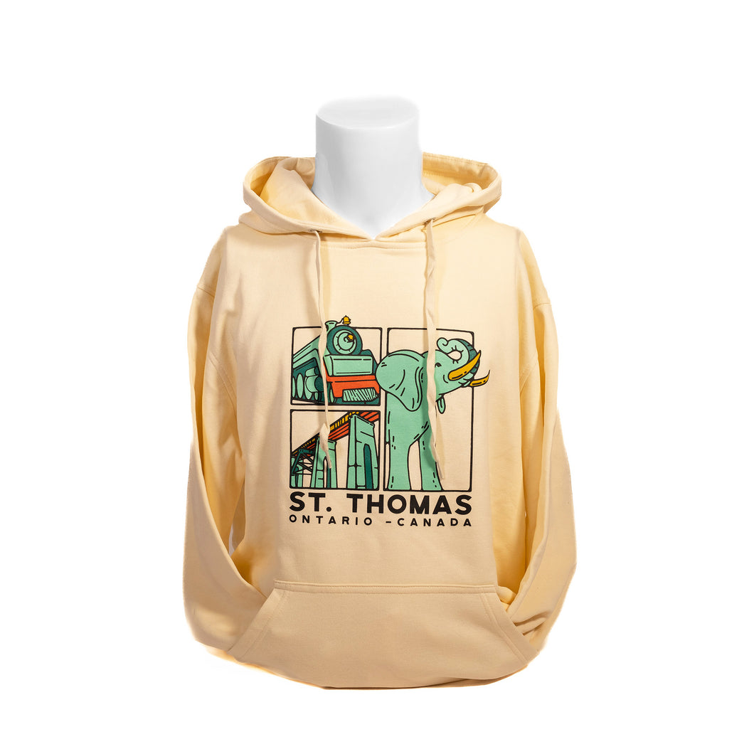 St. Thomas Fleece Tan Hoodie