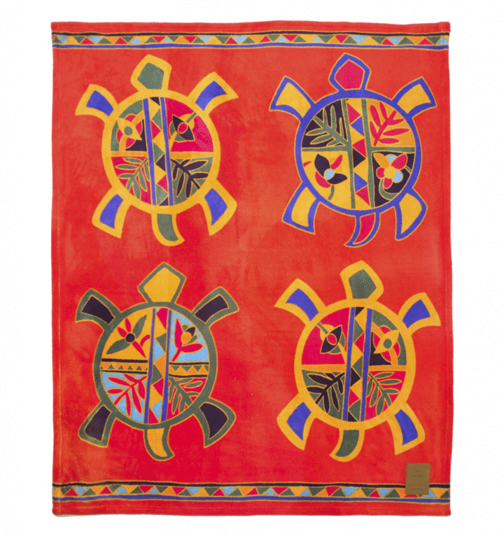 Turtle Dance Velura™ Throw Blanket