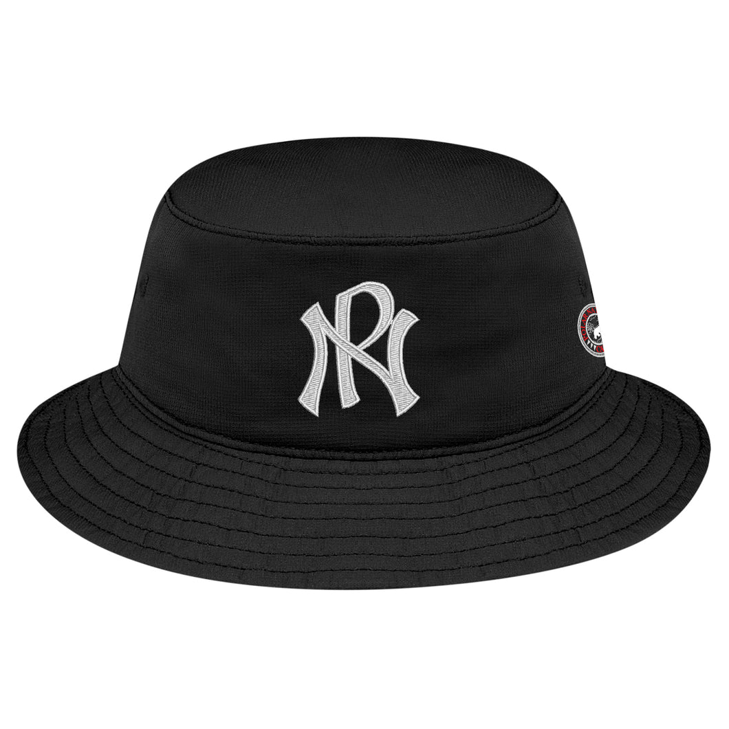 Polar Nation Signature Series Nylon Bucket Hat, Black