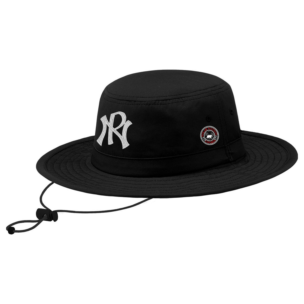 Polar Nation Signature Series Nylon Boonie Style Hat, Black