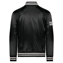 Polar Nation Signature Series Adult Satin Baseball Jacket, Black
