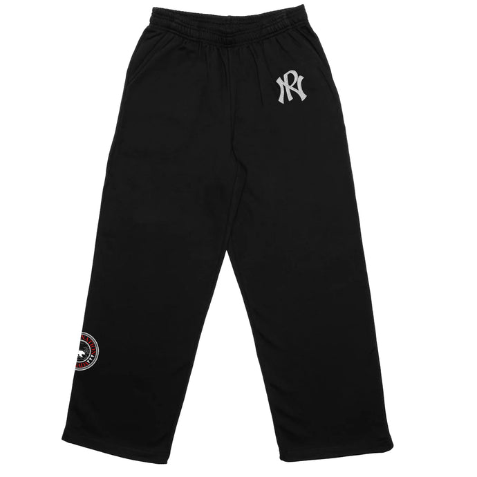 Polar Nation Signature Series Fleece Wide Leg Sweatpants, Black