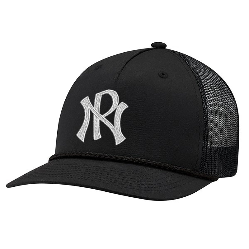 Polar Nation Signature Series Adult Mesh Back Adjustable Cap, Black