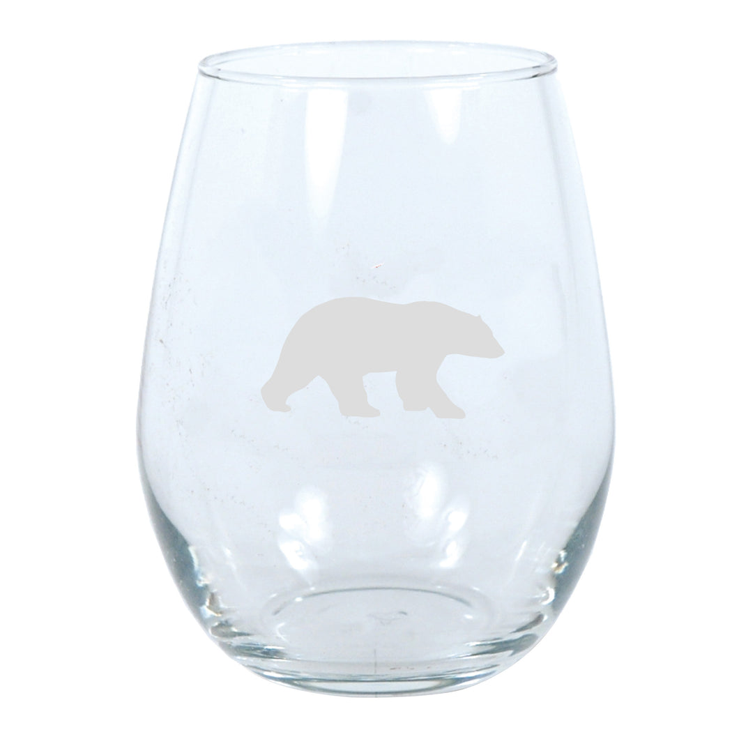 Polar Nation 17oz Stemless Wine Glass