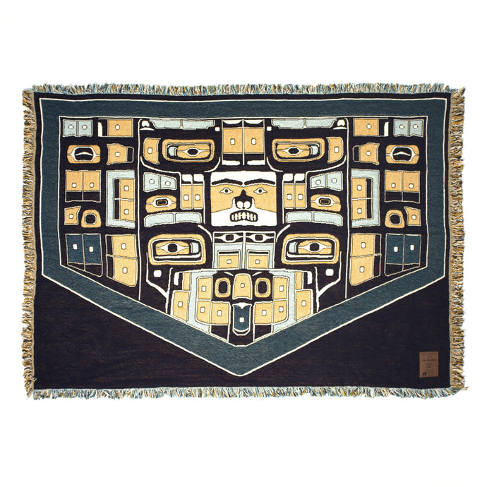 The Chilkat Woven Throw Blanket