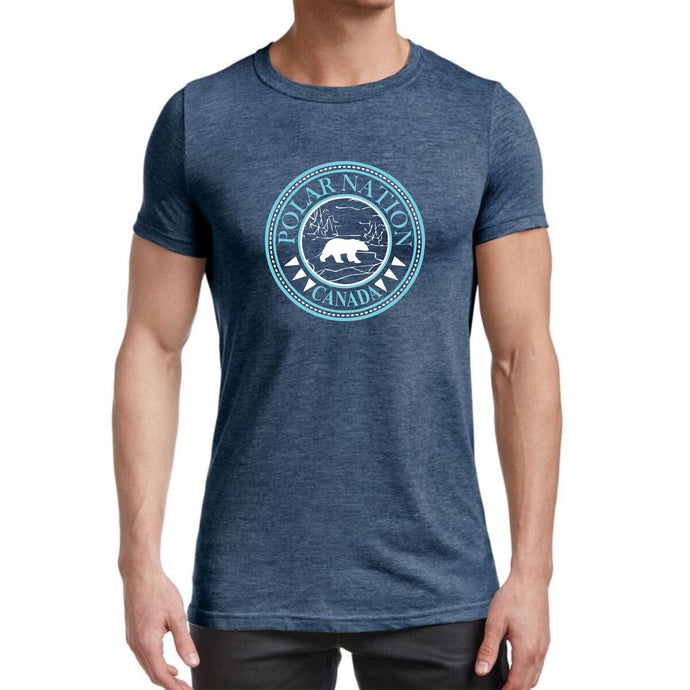 Men's Polar Nation Classic Crew Tee, Navy