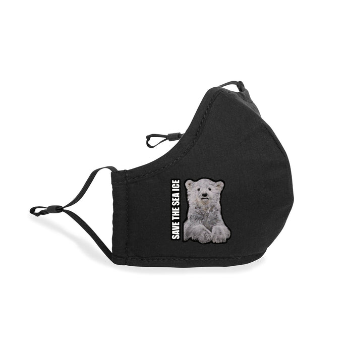 Save the Sea Ice UKI Adjustable Cotton Face Mask - 2 Pack