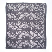 Returning Of The Salmon Velura™ Throw Blanket